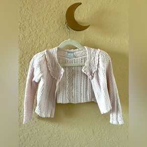 Ralph Lauren Baby Pink Knit Cardigan